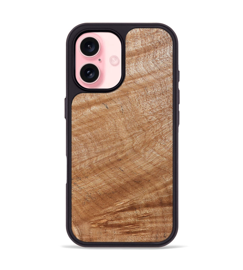 iPhone 16 Wood Phone Case - Cohen (Wood Burl, 832708)