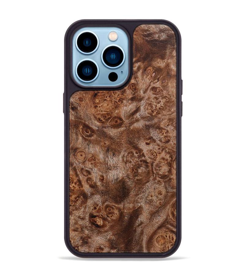 iPhone 14 Pro Max Wood Phone Case - Russel (Wood Burl, 832710)