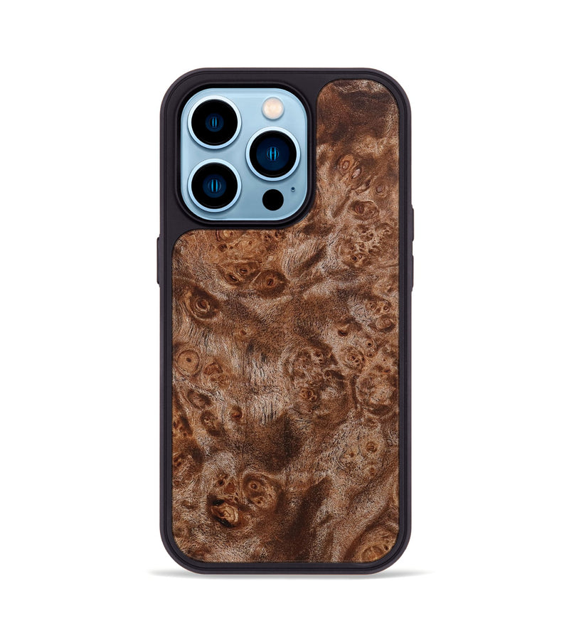 iPhone 14 Pro Wood Phone Case - Russel (Wood Burl, 832710)