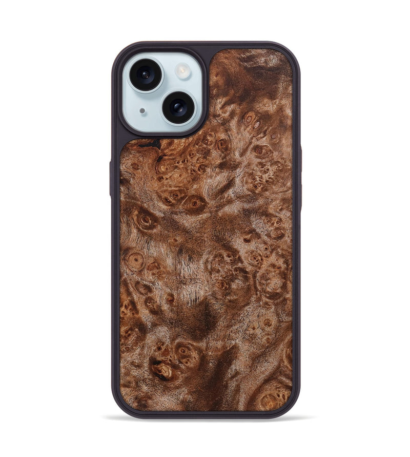 iPhone 15 Wood Phone Case - Russel (Wood Burl, 832710)