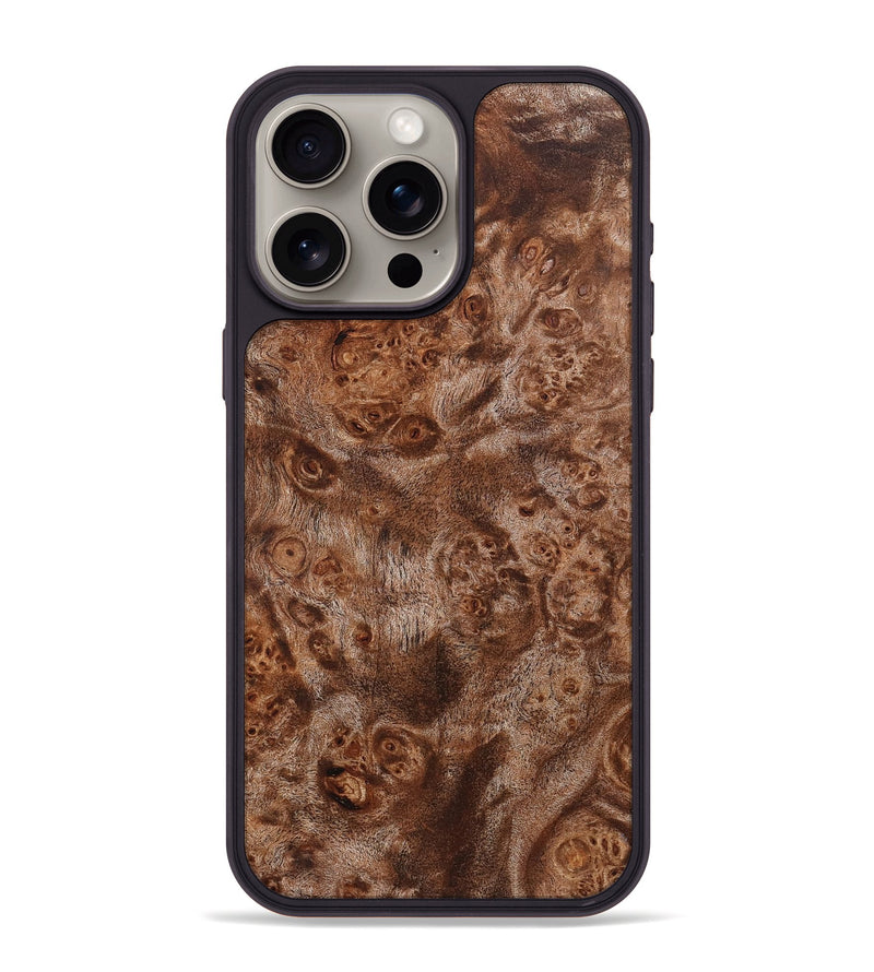 iPhone 15 Pro Max Wood Phone Case - Russel (Wood Burl, 832710)