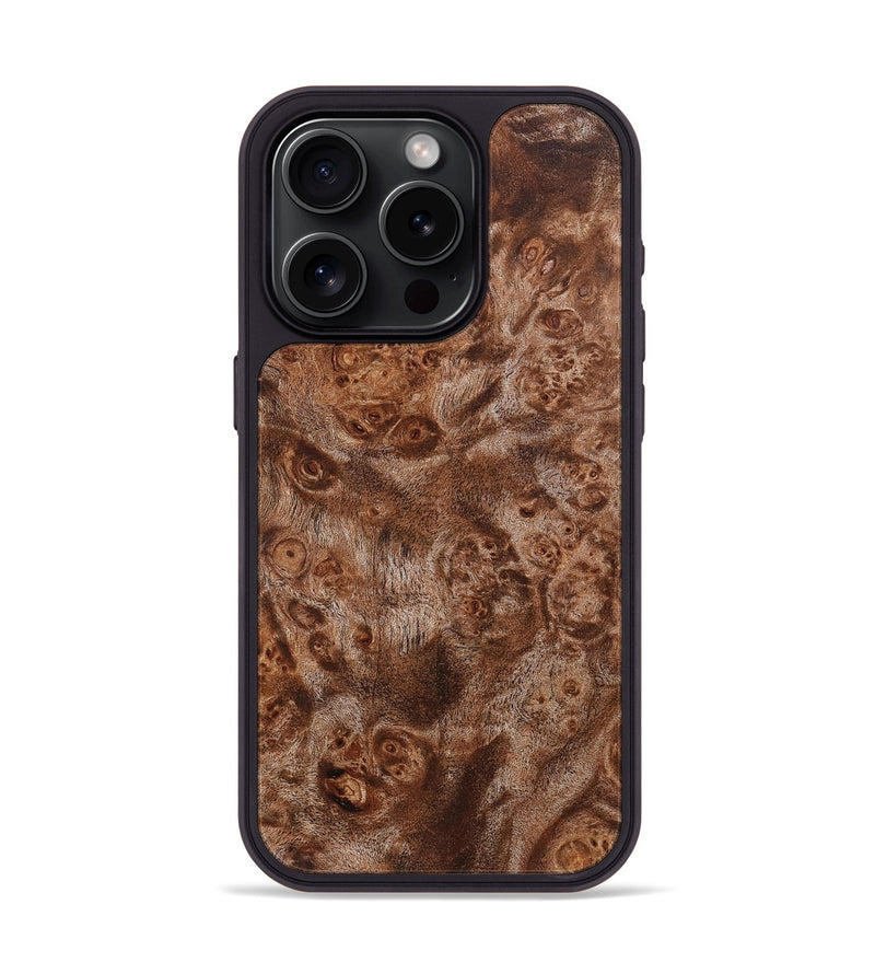 iPhone 15 Pro Wood Phone Case - Russel (Wood Burl, 832710)