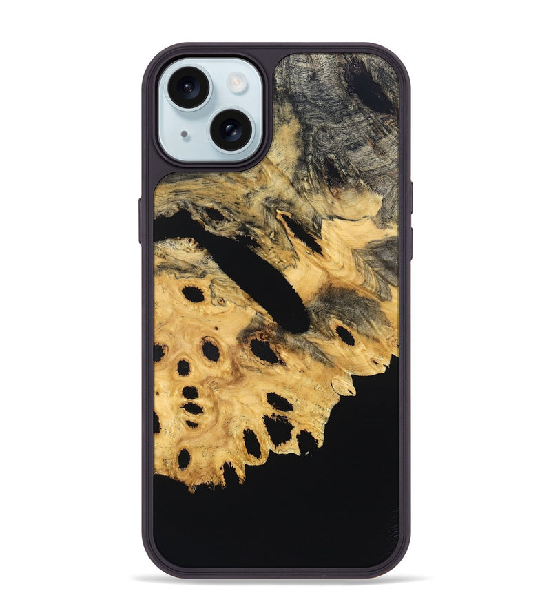 iPhone 15 Plus Wood Phone Case - Areli (Wood Burl, 832711)