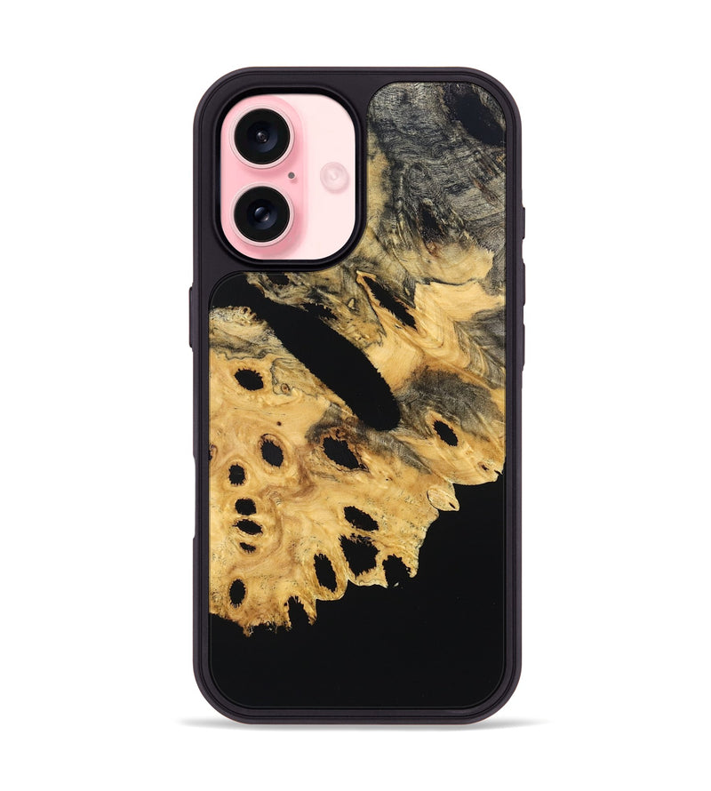 iPhone 16 Wood Phone Case - Areli (Wood Burl, 832711)