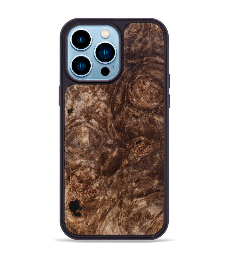 iPhone 14 Pro Max Wood Phone Case - Emilio (Wood Burl, 832712)