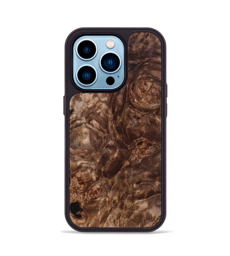iPhone 14 Pro Wood Phone Case - Emilio (Wood Burl, 832712)