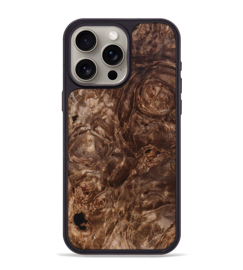 iPhone 15 Pro Max Wood Phone Case - Emilio (Wood Burl, 832712)