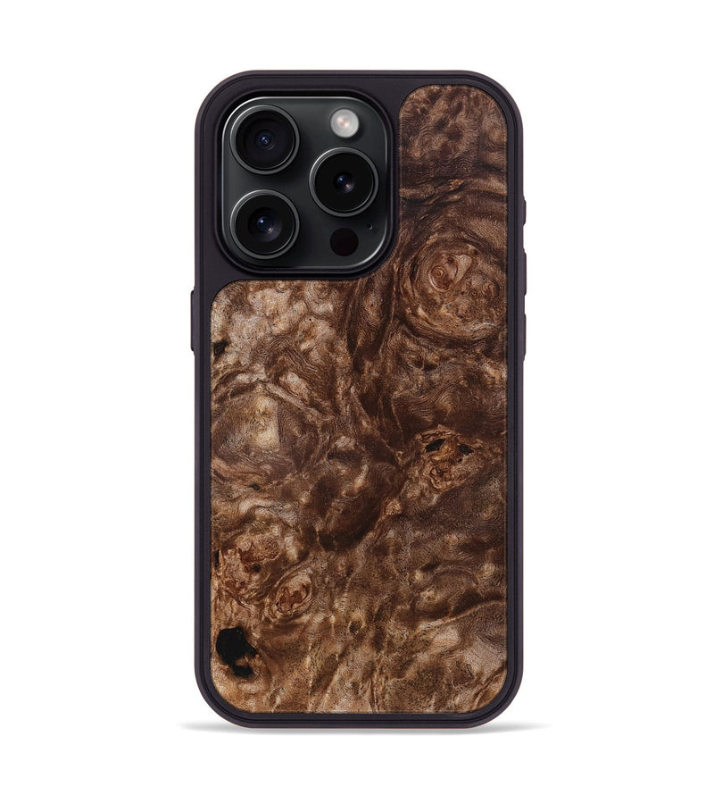 iPhone 15 Pro Wood Phone Case - Emilio (Wood Burl, 832712)
