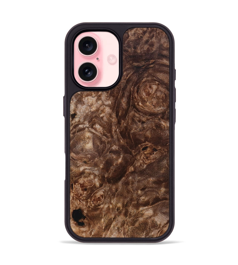 iPhone 16 Wood Phone Case - Emilio (Wood Burl, 832712)