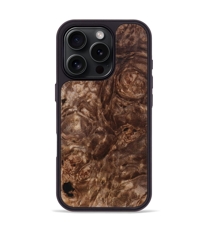 iPhone 16 Pro Wood Phone Case - Emilio (Wood Burl, 832712)