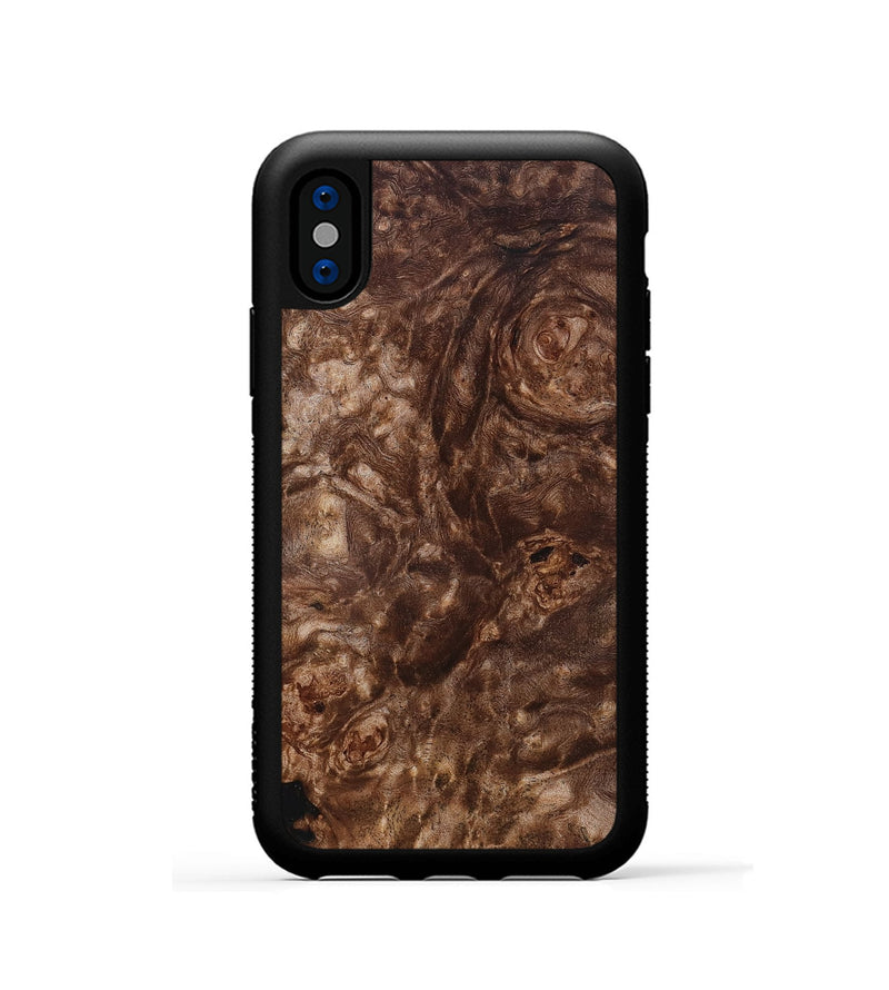 iPhone Xs Wood Phone Case - Emilio (Wood Burl, 832712)