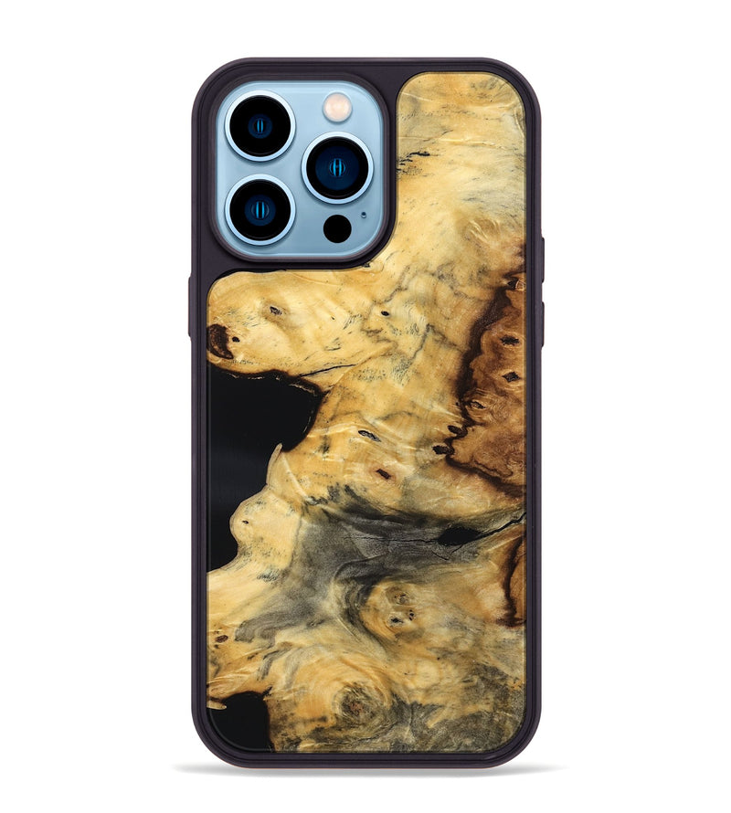 iPhone 14 Pro Max Wood Phone Case - Karon (Wood Burl, 832713)