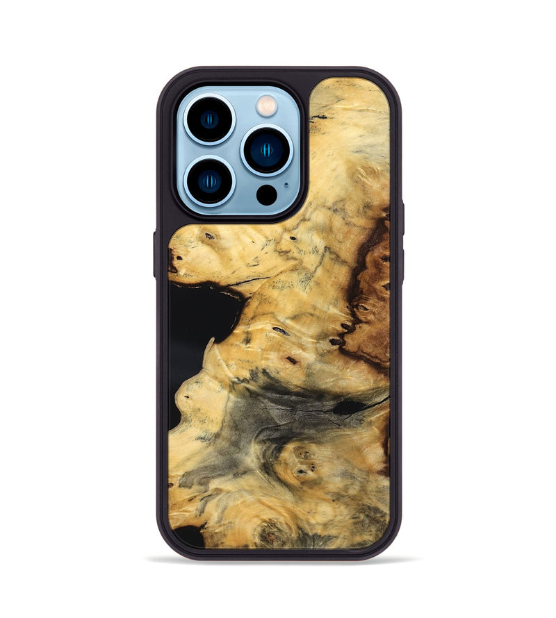 iPhone 14 Pro Wood Phone Case - Karon (Wood Burl, 832713)