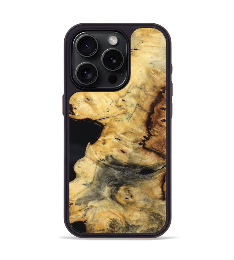iPhone 15 Pro Wood Phone Case - Karon (Wood Burl, 832713)