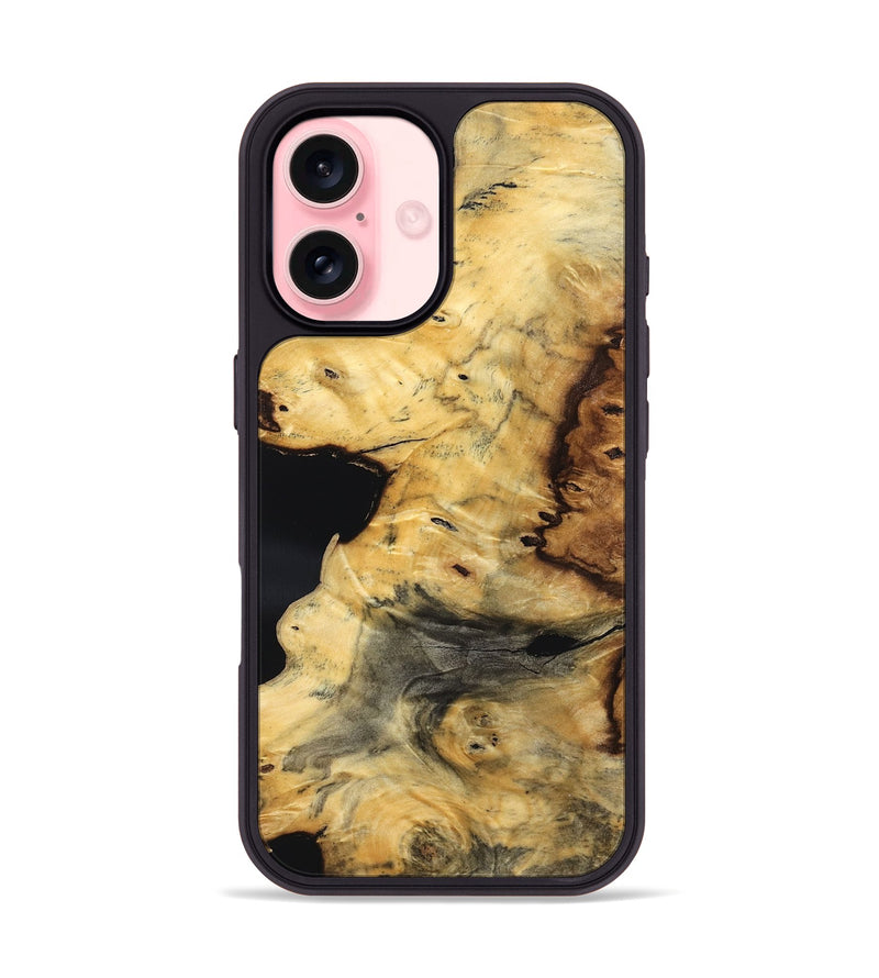 iPhone 16 Wood Phone Case - Karon (Wood Burl, 832713)