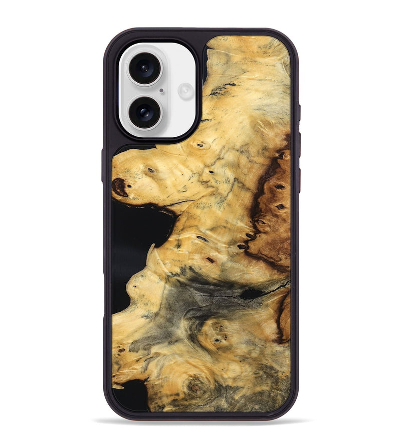 iPhone 16 Plus Wood Phone Case - Karon (Wood Burl, 832713)