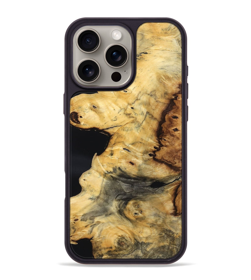 iPhone 16 Pro Max Wood Phone Case - Karon (Wood Burl, 832713)
