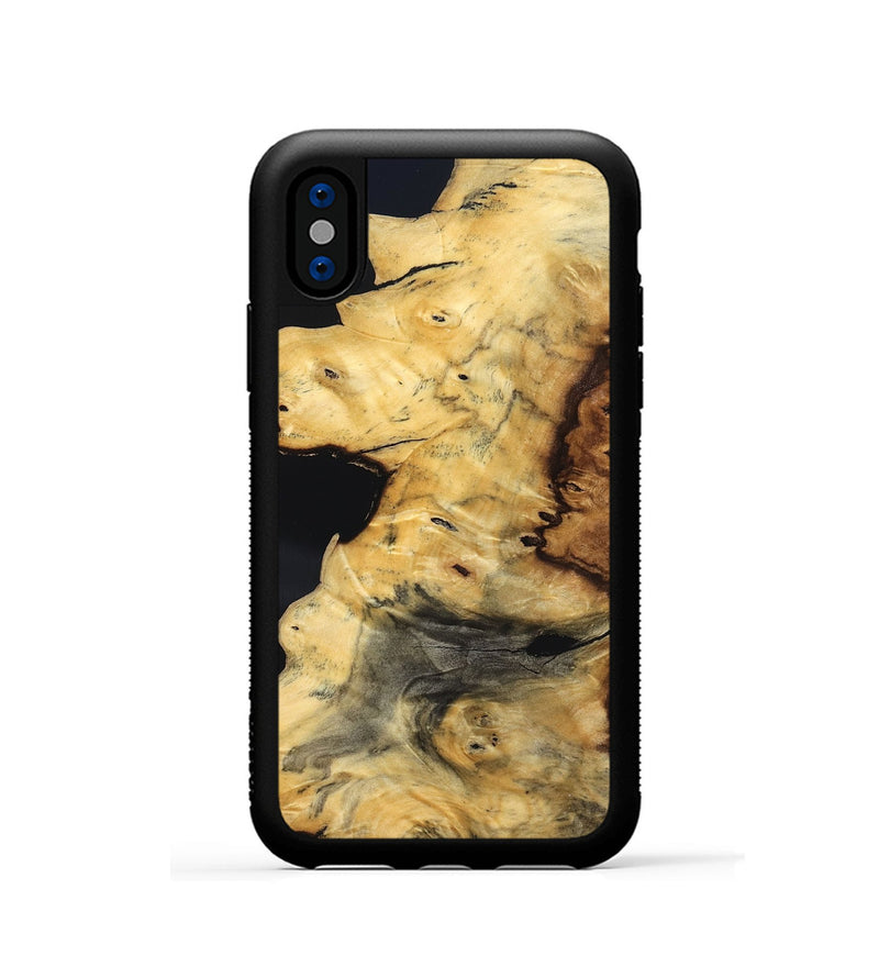 iPhone Xs Wood Phone Case - Karon (Wood Burl, 832713)
