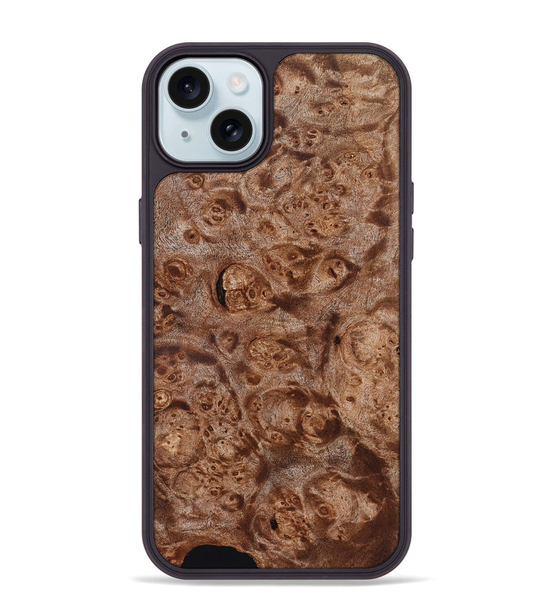 iPhone 15 Plus Wood Phone Case - Lilah (Wood Burl, 832715)