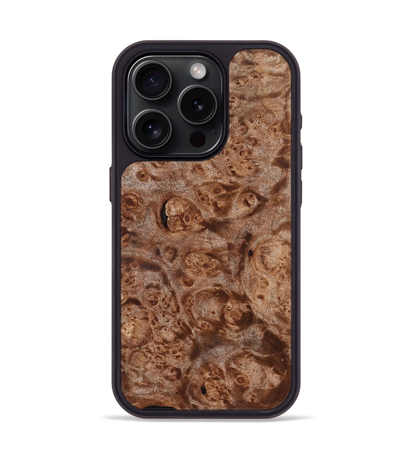 iPhone 15 Pro Wood Phone Case - Lilah (Wood Burl, 832715)
