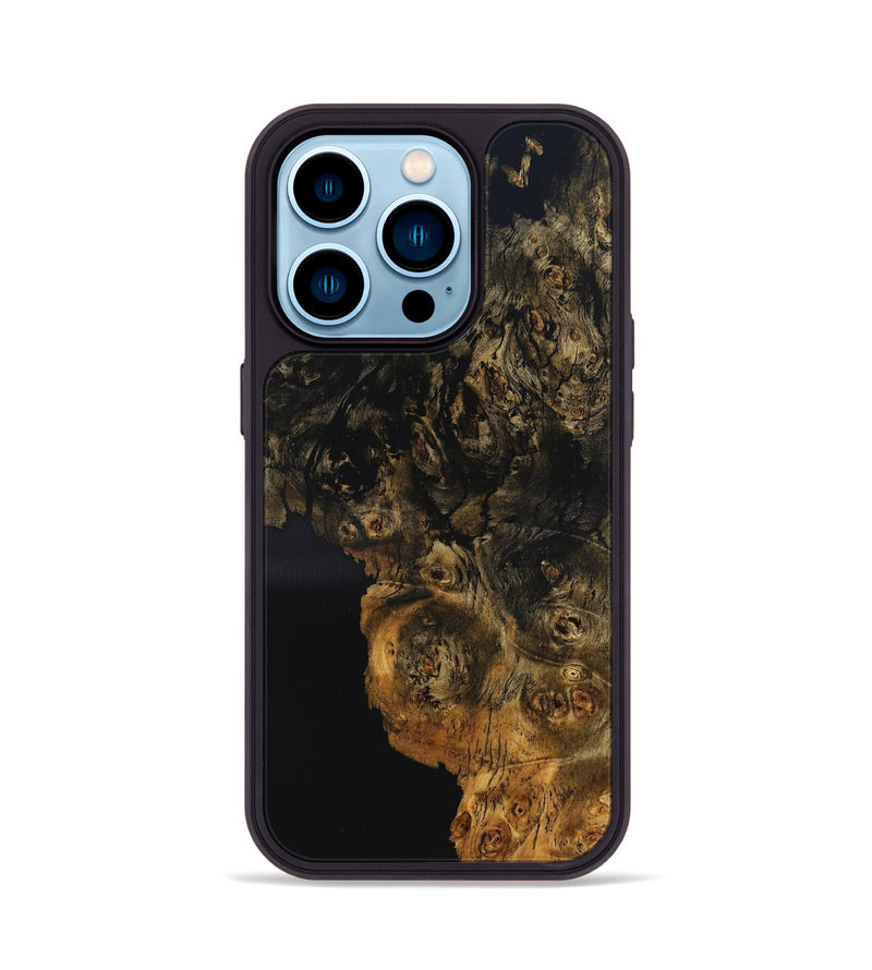 iPhone 14 Pro Wood Phone Case - Edward (Wood Burl, 832717)