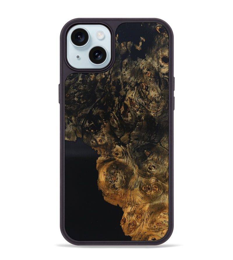iPhone 15 Plus Wood Phone Case - Edward (Wood Burl, 832717)
