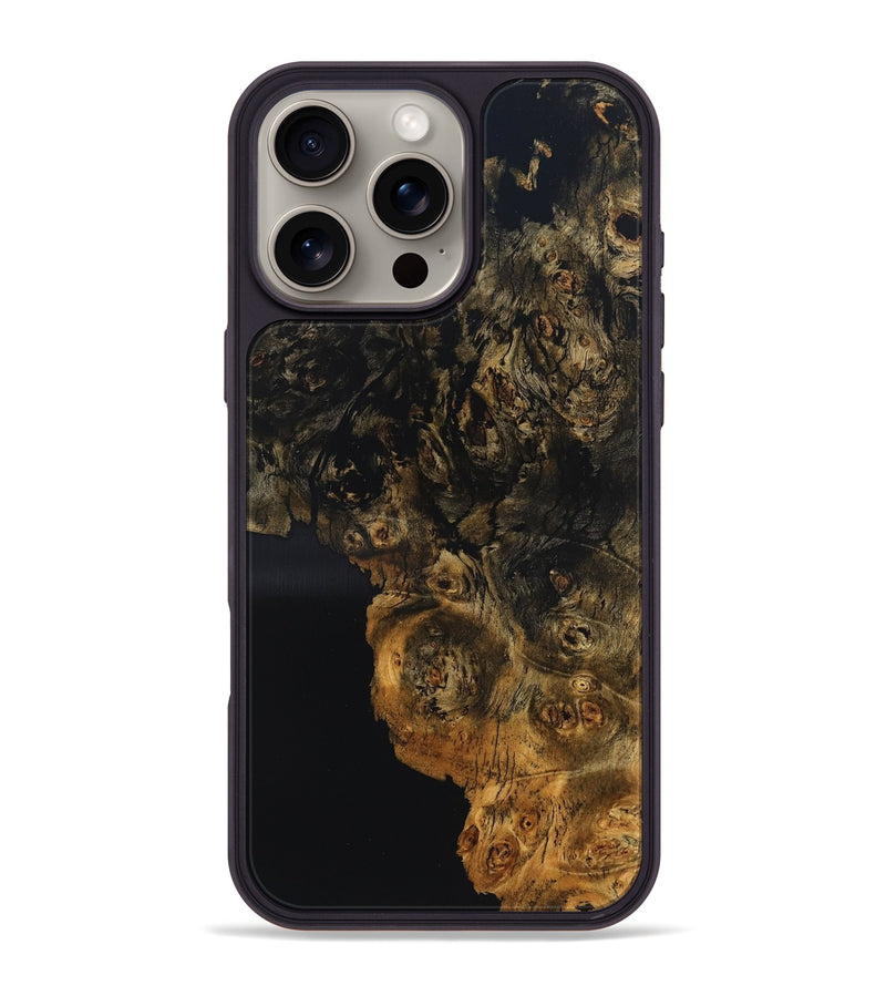 iPhone 16 Pro Max Wood Phone Case - Edward (Wood Burl, 832717)