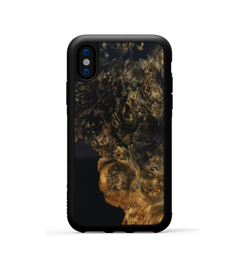 iPhone Xs Wood Phone Case - Edward (Wood Burl, 832717)