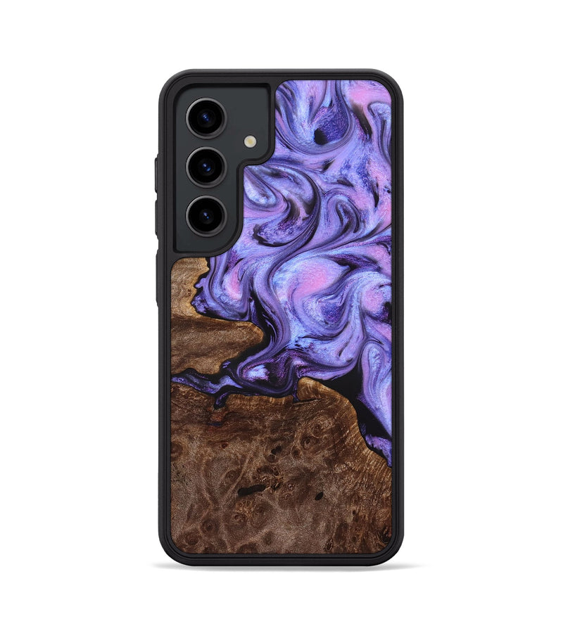 Galaxy S24 Wood Phone Case - Draven (Purple, 832718)