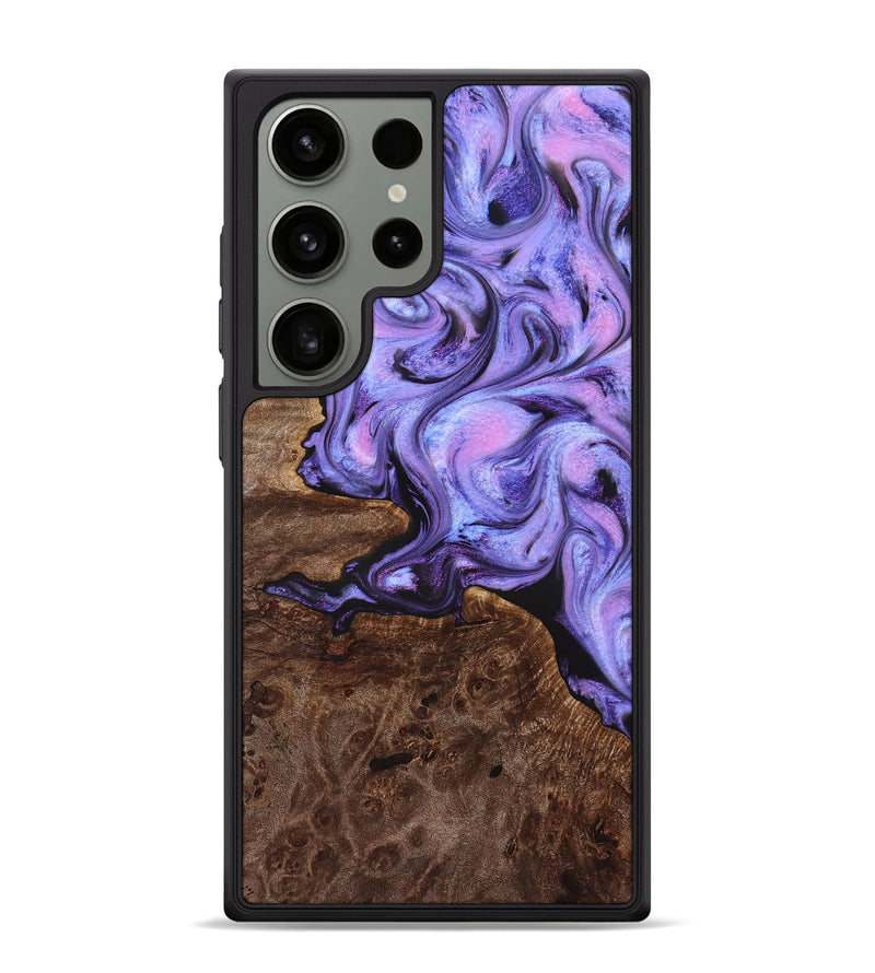 Galaxy S24 Ultra Wood Phone Case - Draven (Purple, 832718)