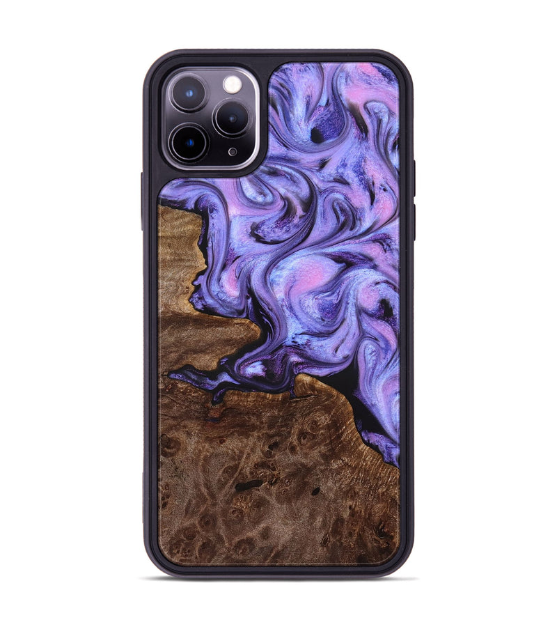 iPhone 11 Pro Max Wood Phone Case - Draven (Purple, 832718)