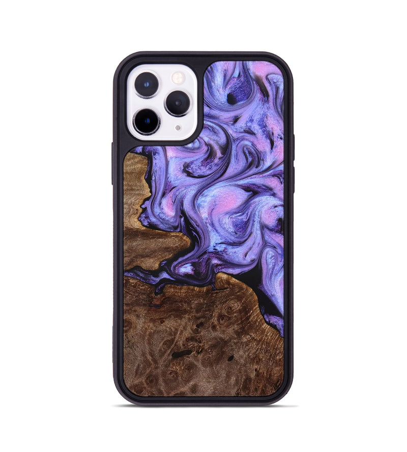 iPhone 11 Pro Wood Phone Case - Draven (Purple, 832718)