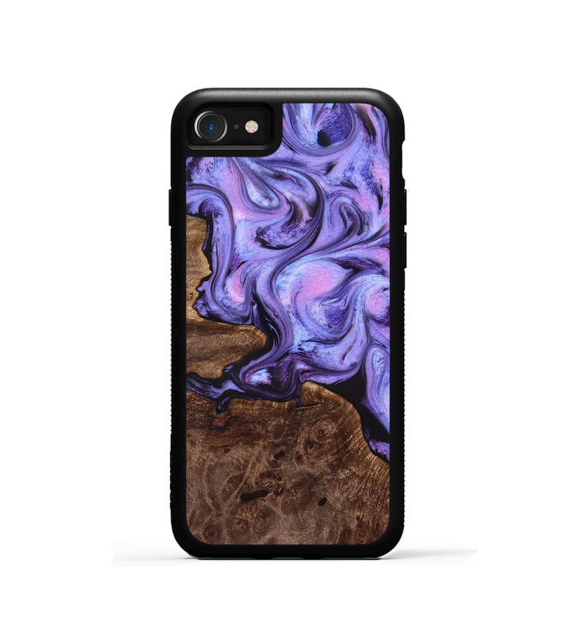 iPhone SE Wood Phone Case - Draven (Purple, 832718)
