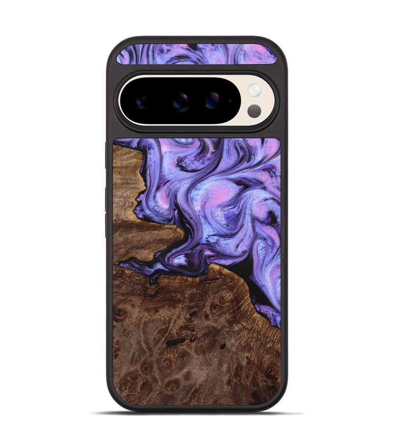 Pixel 10 Wood Phone Case - Draven (Purple, 832718)