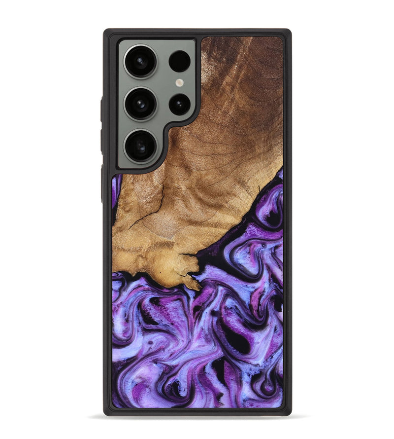 Galaxy S23 Ultra Wood Phone Case - Kylee (Purple, 832719)