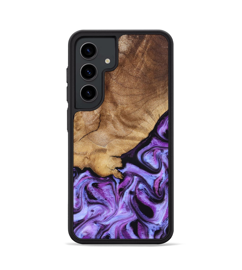 Galaxy S24 Wood Phone Case - Kylee (Purple, 832719)