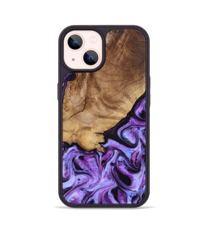 iPhone 14 Wood Phone Case - Kylee (Purple, 832719)