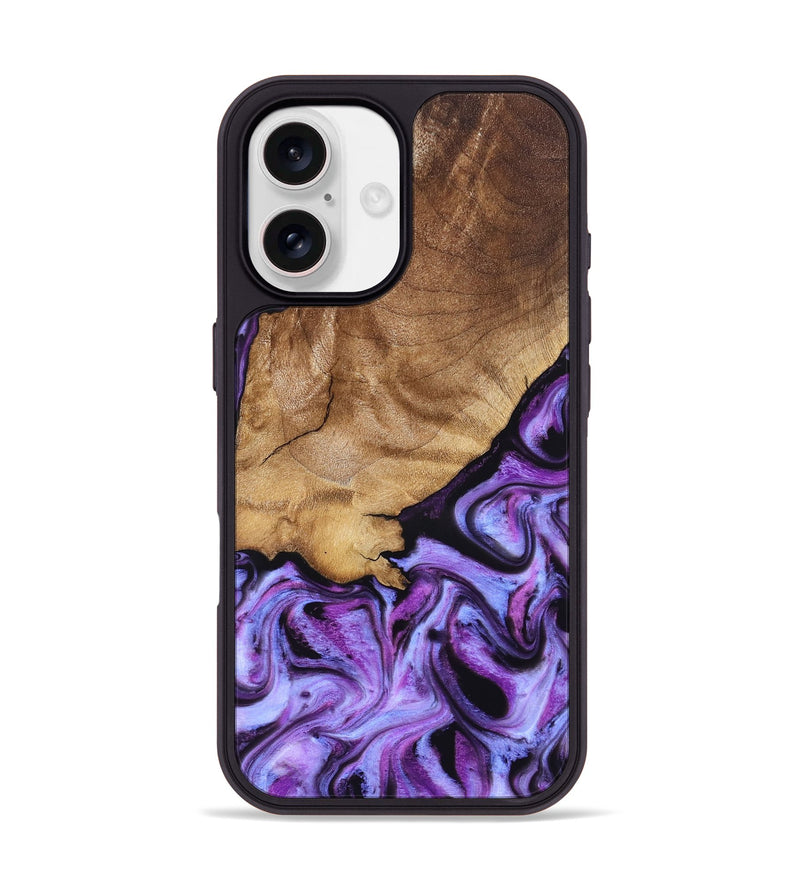 iPhone 17 Wood Phone Case - Kylee (Purple, 832719)