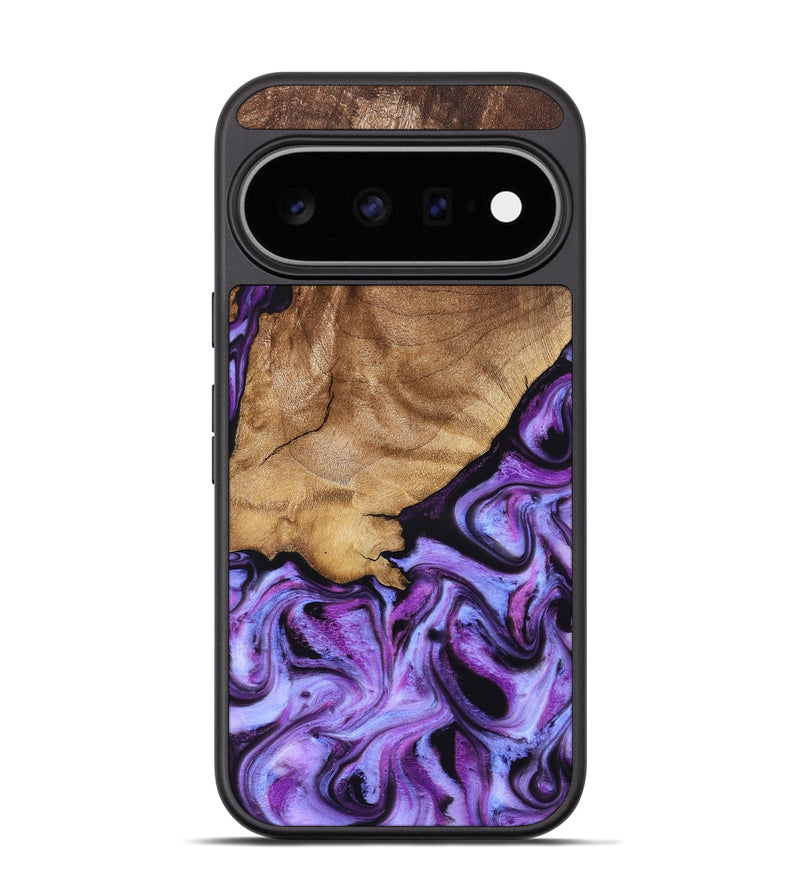 Pixel 11 Pro Wood Phone Case - Kylee (Purple, 832719)