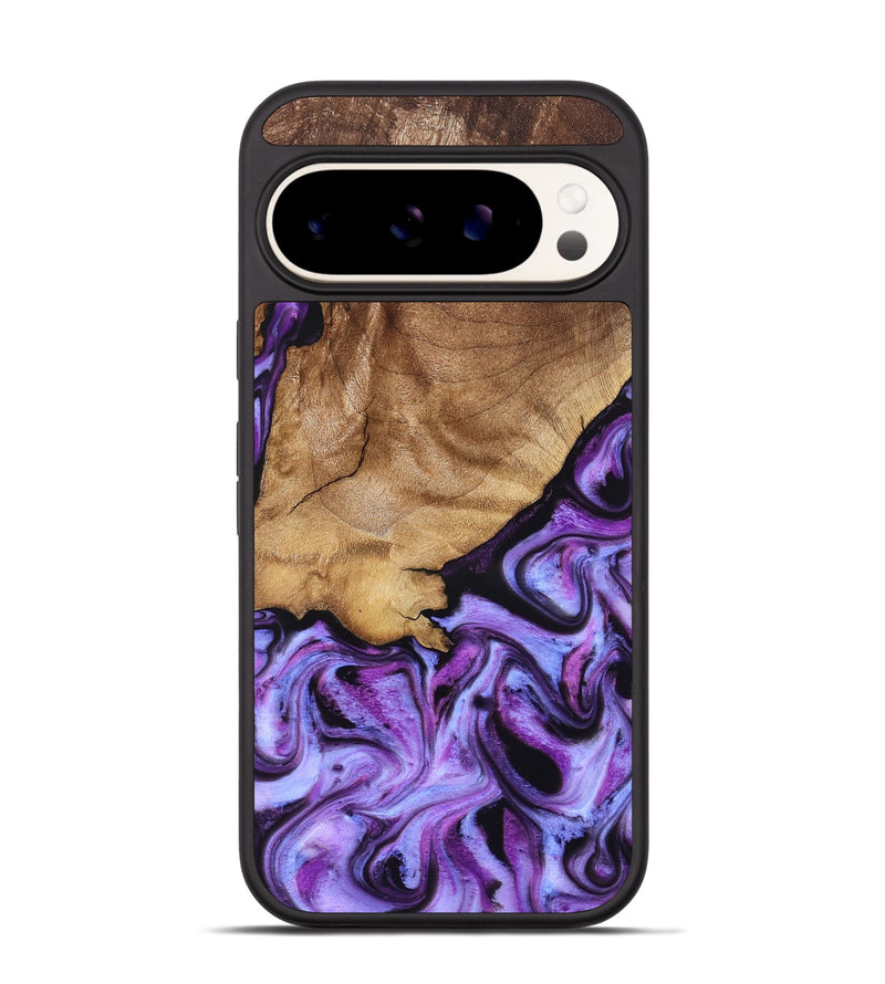 Pixel 9 Pro Wood Phone Case - Kylee (Purple, 832719)