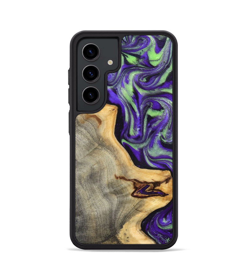 Galaxy S24 Wood Phone Case - Reta (Purple, 832720)