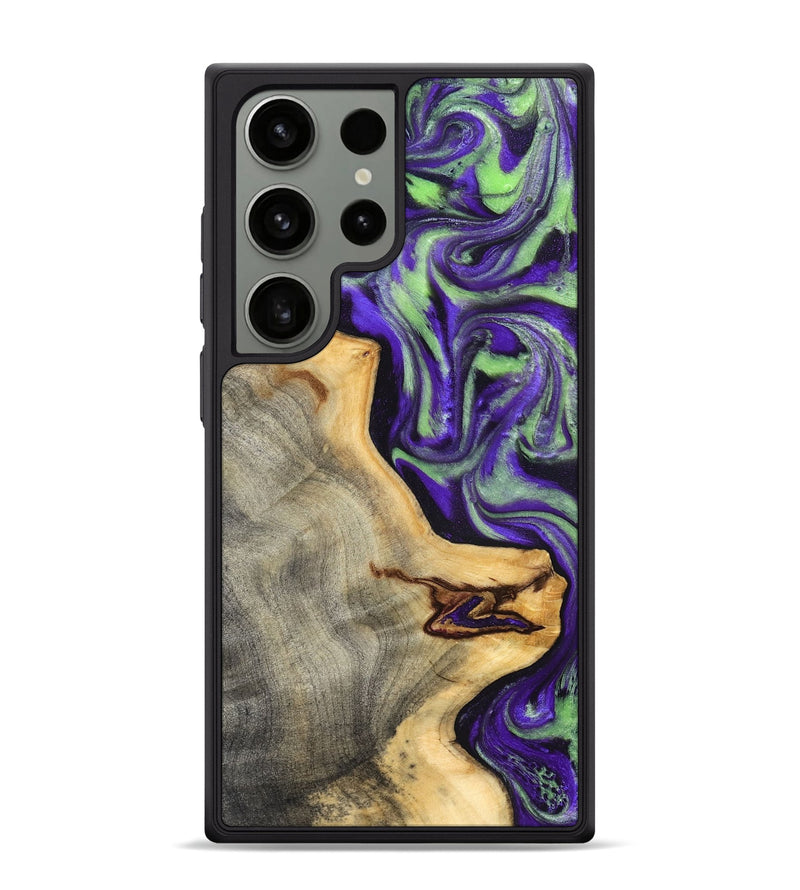 Galaxy S24 Ultra Wood Phone Case - Reta (Purple, 832720)