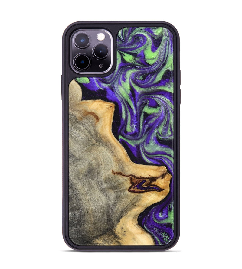 iPhone 11 Pro Max Wood Phone Case - Reta (Purple, 832720)