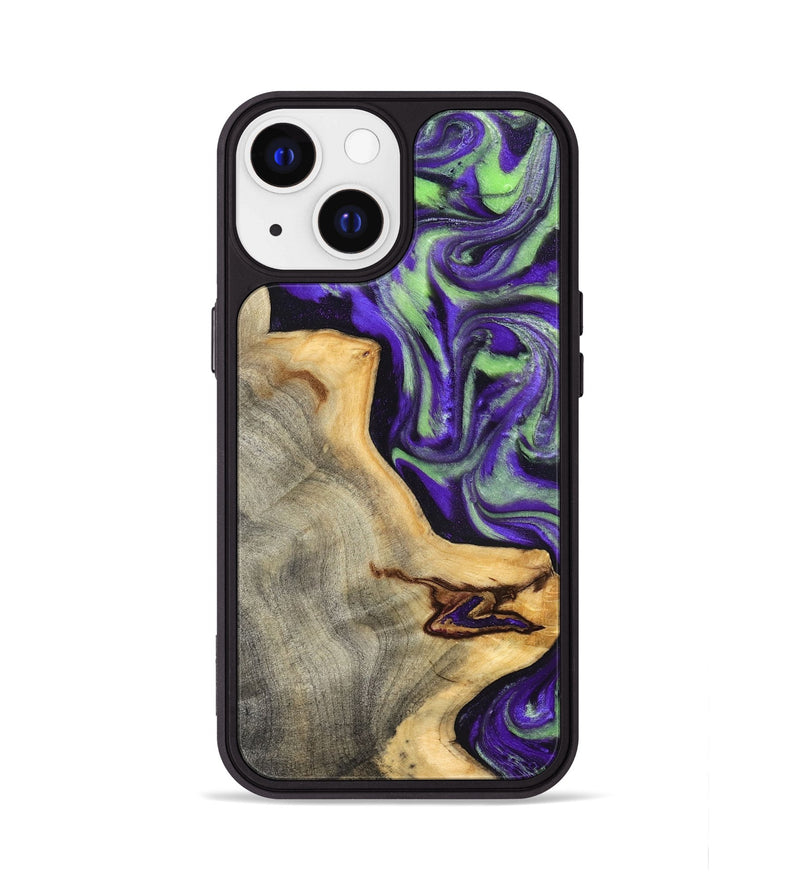 iPhone 13 Wood Phone Case - Reta (Purple, 832720)