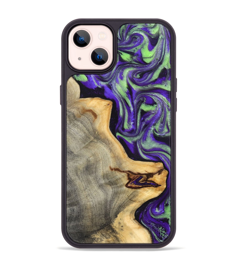 iPhone 14 Plus Wood Phone Case - Reta (Purple, 832720)