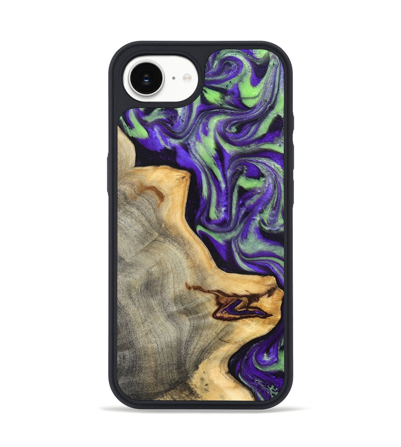 iPhone 16e Wood Phone Case - Reta (Purple, 832720)