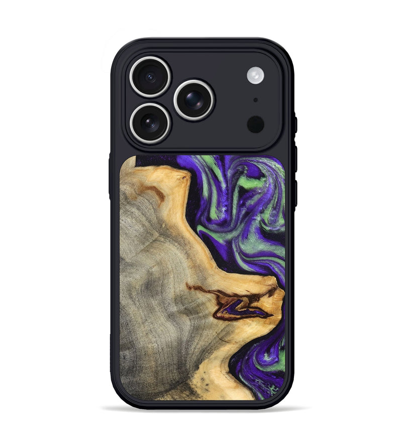 iPhone 17 Pro Wood Phone Case - Reta (Purple, 832720)