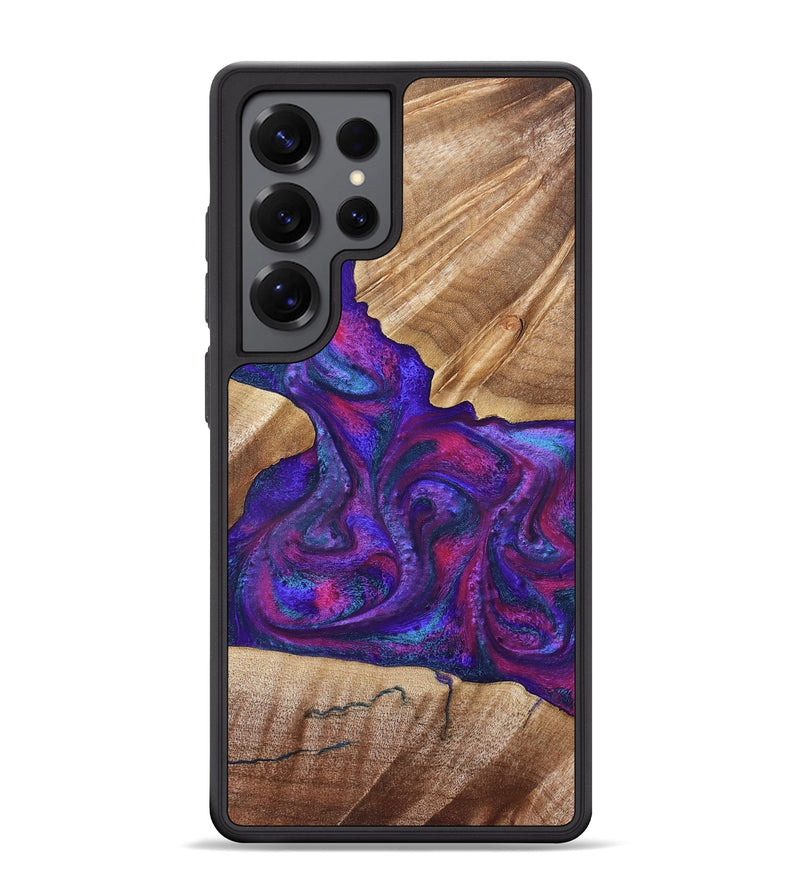 Galaxy S25 Ultra Wood Phone Case - Vina (Purple, 832721)
