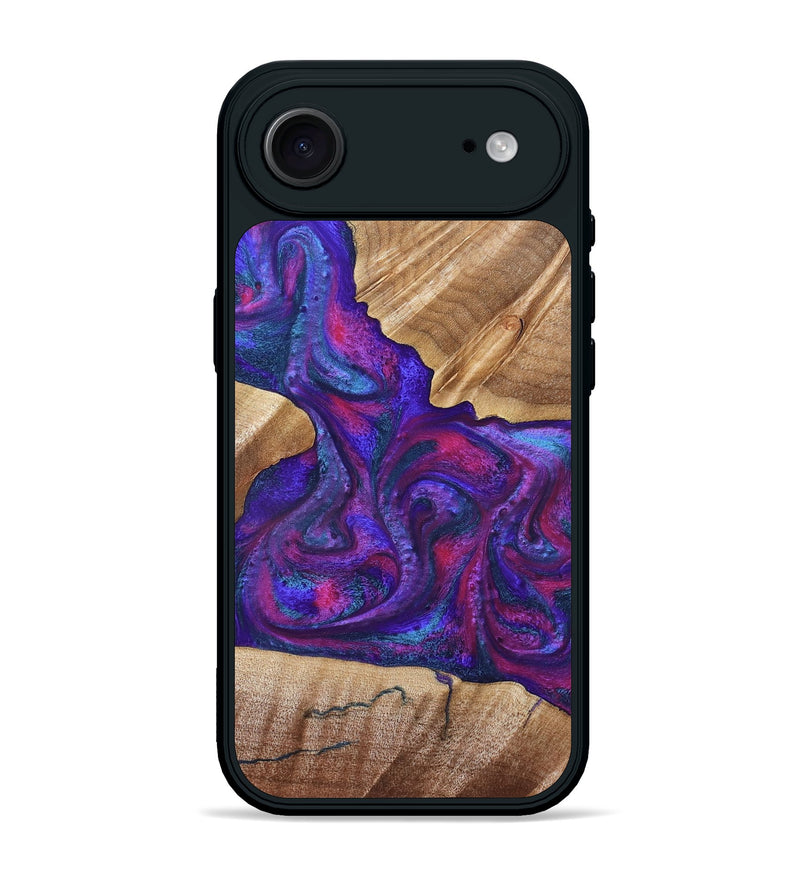 iPhone 17 Air Wood Phone Case - Vina (Purple, 832721)