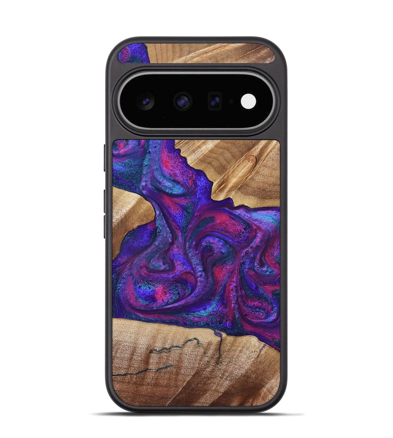 Pixel 11 Wood Phone Case - Vina (Purple, 832721)